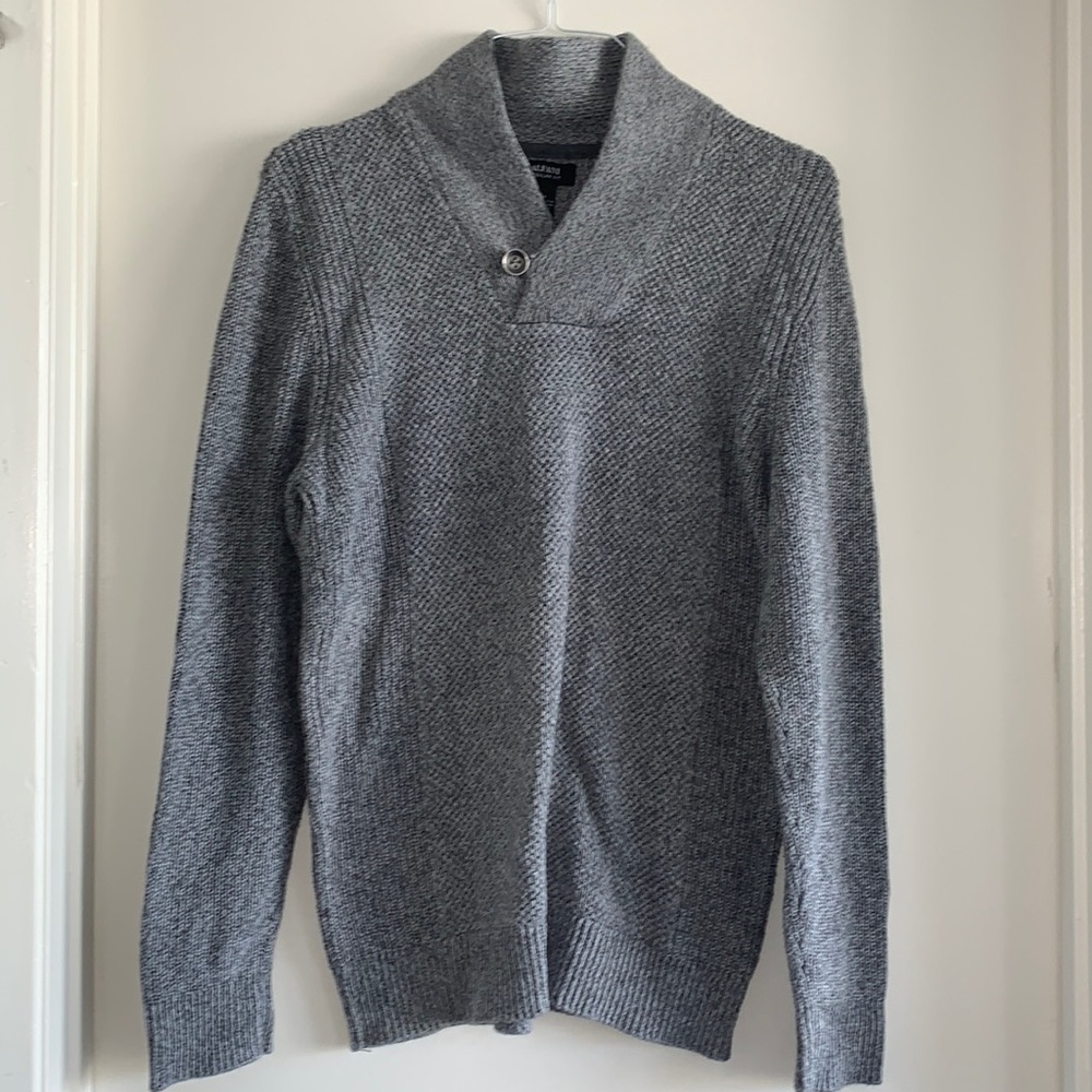 Alfani men’s regular fit light gray sweater- M.